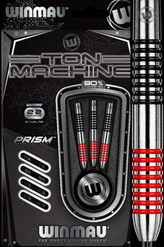 Winmau šipky Ton Machine steel 24g