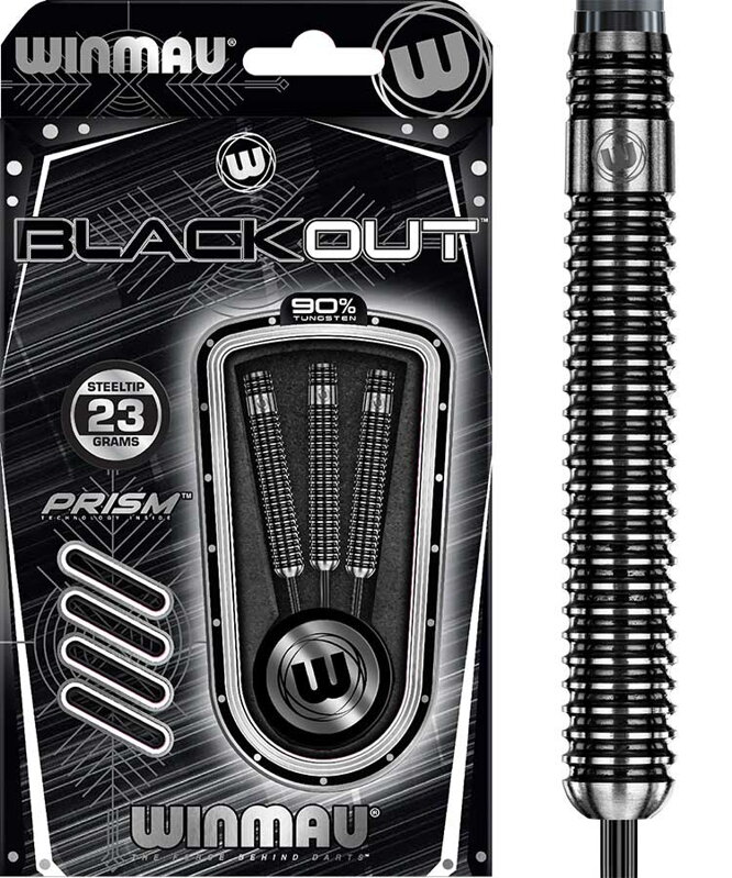 Winmau šípky Blackout steel 23g