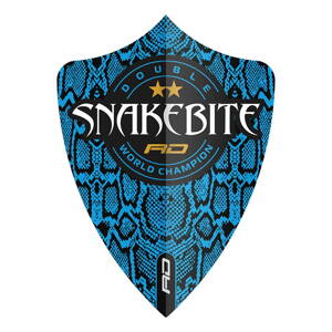 Red Dragon letky Snakebite Hardcore Ionic Blue logo Freestyle DWC