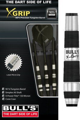 Bulls šipky X4 X-Grip 18 g        