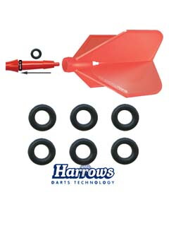Harrows gumičky k letkám Harrows click antispin 6 ks      