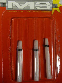 Empire Dart nylon násadky m3 krátké bílé         