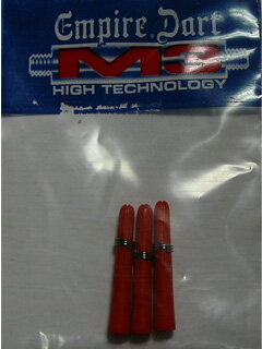 Empire Dart nylon násadky m3 červené extra krátké        