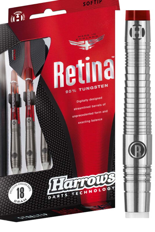 Harrows šipky Retina 18g style B        